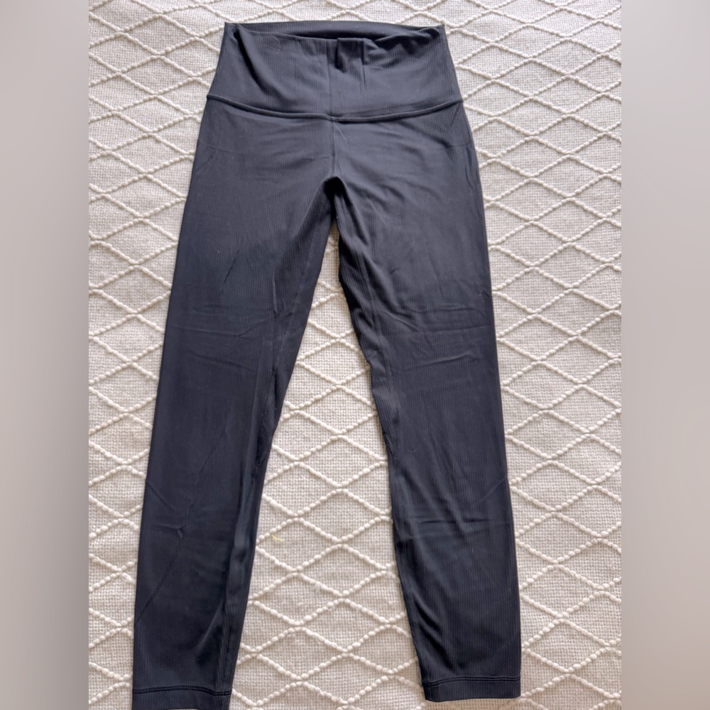 Lululemon High-Waisted Ribbed Align Leggings